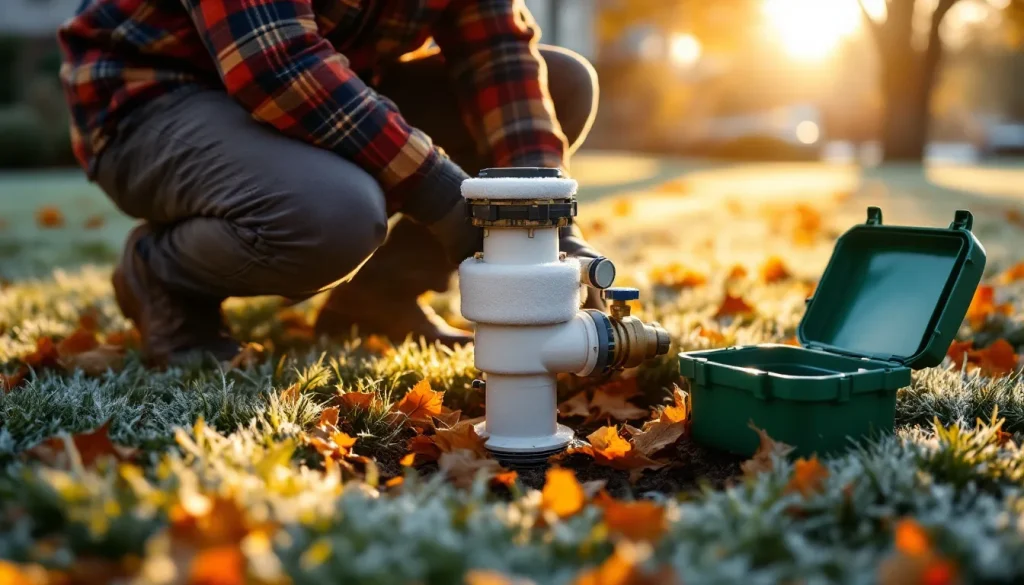 How to Winterize an Irrigation System: Drain Methods, Blow-Out PSI, and Timing