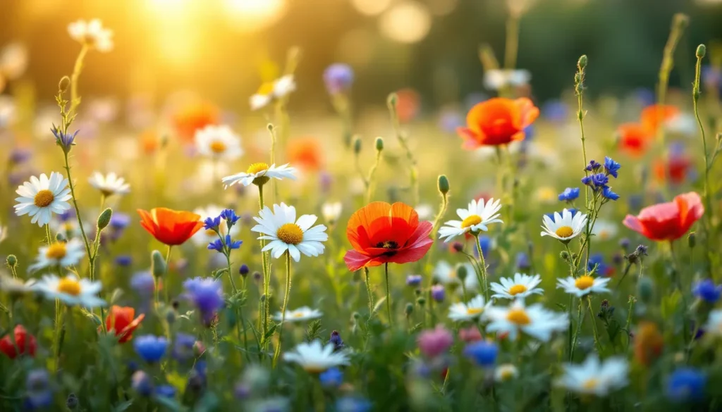 Wild Flowers: A-Z Identification Guide With Names, Pictures and Bloom Times